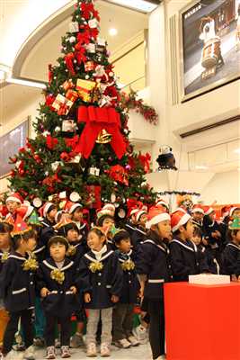 鹿児島空港のクリスマスツリー