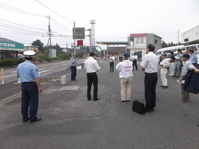 福山町福山の牧之原交差点の交通事故現場診断1