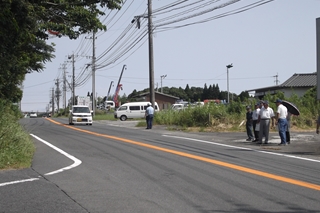 現場の状況視察2