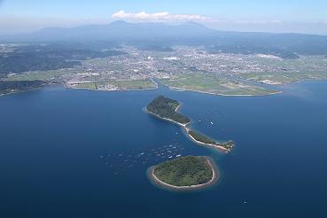 錦江湾航空写真