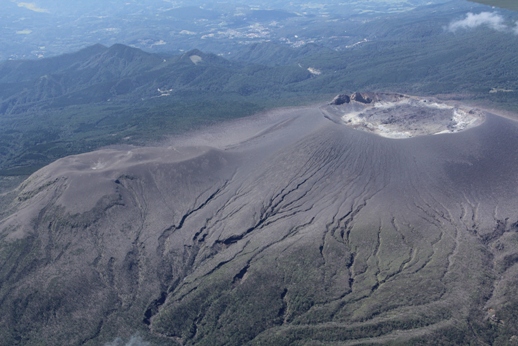 新燃岳空撮