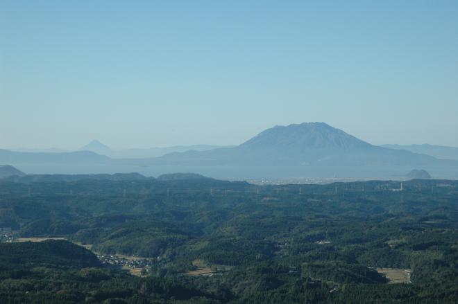 霧島神話の里公園からの眺望